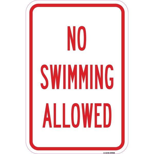 Signmission Safety Sign, 12 in Height, Aluminum, 24965 A-1218-24965 - main